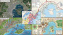 draw custom satellite map, route map, city map, isometric map and tourism map