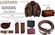 design leather goods for belt tech pack and jacket  design
