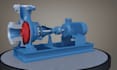 create 3d centrifugal pump animation, industrial pump mechanical explainer video