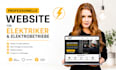 do german professional electrical wix website and electrical wix studio website