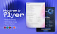 design modern one pager, business one pager, marketing flyer or pitch deck flyer