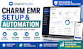 setup and automate charm emr healthcare CRM