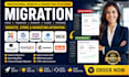 joomla wordpress woocommerce migration klaviyo hubspot mailchimp duda drupal wix
