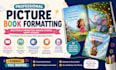 create kids picture book illustration and layout design