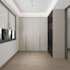 modern bedroom and dressing room