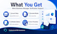 assist with meta business manager verified