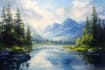 landscape oil painting art