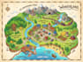 design isometric map illustration and cartoon art