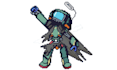 create pixel art animation, game background and character sprite for indie game