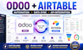 integrate german odoo airtable, automate workflows, sync data airtable CRM odoo