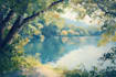 landscape oil painting art