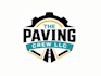 do make new style the paving crew llc vintage logo design