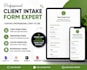 create client intake form, onboarding form, and google form