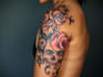 create attractive realism and sleeve tattoo