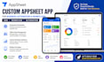 build custom appsheets app for business automation and workflows, crm