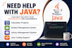 help you with java assignments and mini projects