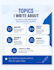 write SEO blog posts on fitness, health, and mental wellness