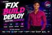 fix, deploy next js node react js laravel pwa lovable ai lovable deploy app dev