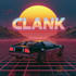 create 80s retro, synthwave cover art