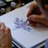 do a quick jewelry design concept sketch