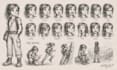 draw professional character sketches expression sheets and turnaround sheets