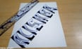 create a custom 3d name drawing and optical illusion text art