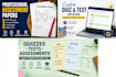 create professional quizzes,test and assessment papers