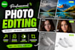 design professional photo editing, retouching and bg removal