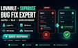 fix lovable and supabase app bugs, auth, database and deployment
