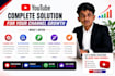 create and professionally set up a youtube channel