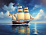 create ship oil painting for you