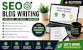 write SEO optimized blog posts and website content