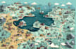 illustrate a creative vector map