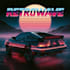 create 80s retrowave synthwave album or single cover artwork