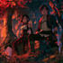 illustrate a novel book cover with anime style