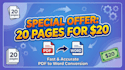 convert PDF to word documents