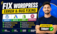 fix wordpress error bug fixing google ads shopify elementor pro issues