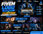 create fivem logo, banner and custom loading screen design