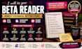 beta read, cozy mystery beta reader romance sci fi book critique alpha reader