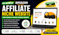 create an SEO optimized amazon affiliate niche website