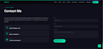 create a high quality portfolio page and landing page