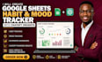 create a google sheets habit and mood tracker with chatgpt insights