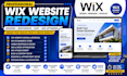wix website redesign, wix website design, fix wix ecommerce website redesign