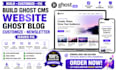 build ghost cms website ghost blog customize ghost theme newsletter issues fix