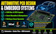 automotive pcb engineering, rf circuit, pcb board design and circuit schematic