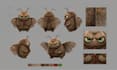 design a custom 3d pixar style character with model sheet