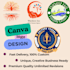 design a professional modern canva logo for your brand