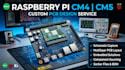 design raspberry pi cm4 cm5 compute module carrier pcb, custom board pcb layout