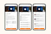 design mobile app and responsive tablet, desktop  design