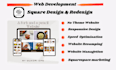 design or redesign a modern squarespace website that converts